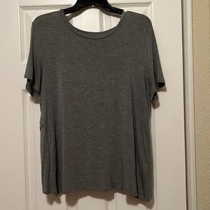 Mix & Match 2/$16 Banana Republic Grey Back Detail Tee